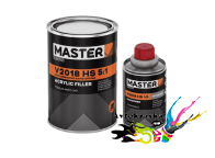 Акриловий грунт MASTER TROTON HS V2018 0,8л+0,2л білий Акриловий грунт MASTER TROTON HS V2018 0,8л+0,2л білий